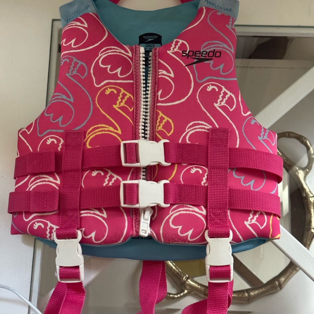 Speedo Pink Child Life Vest